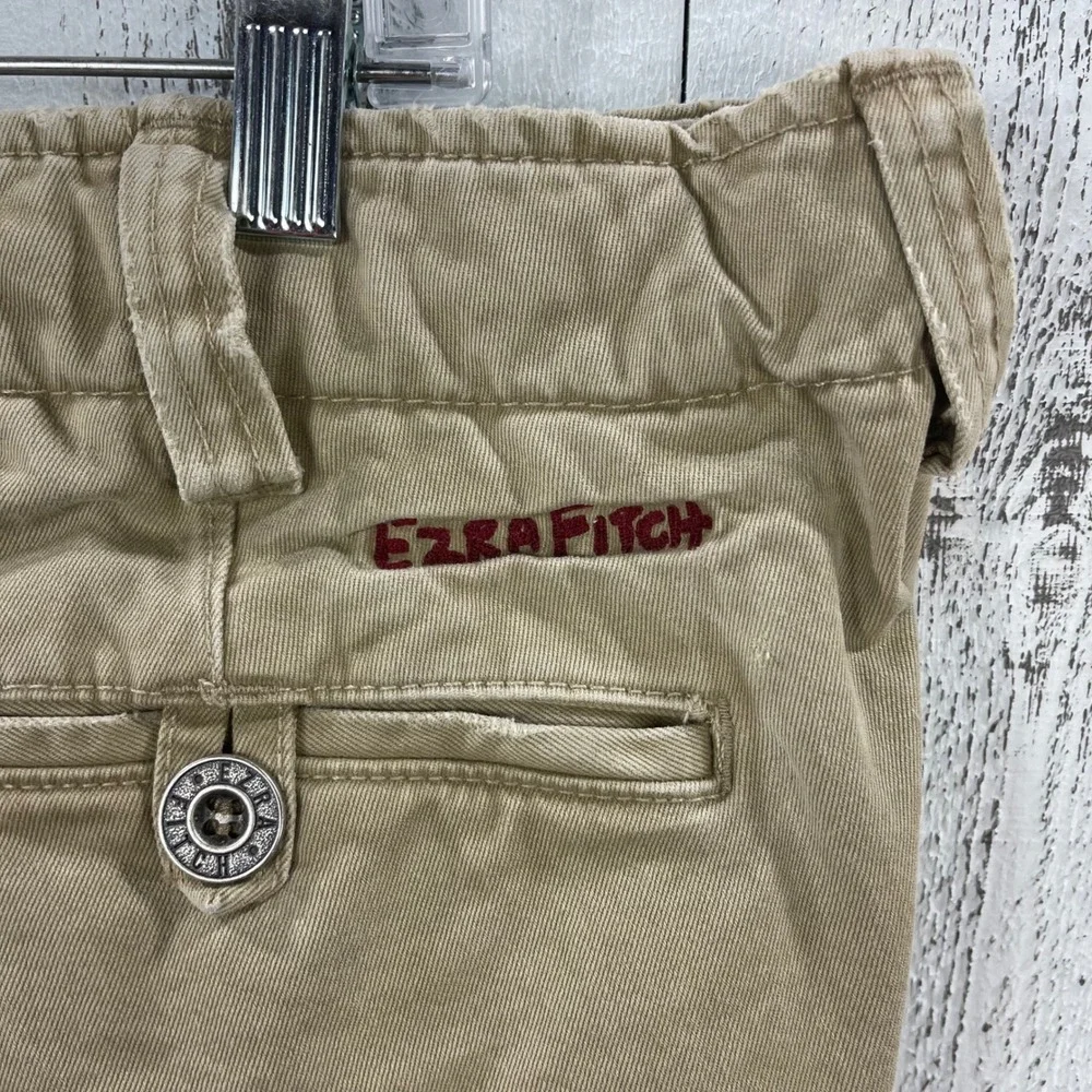Ezra Fitch Chino Pants Mens 34 Baggy Skater Grunge Utility Gorpcore Button Fly‎